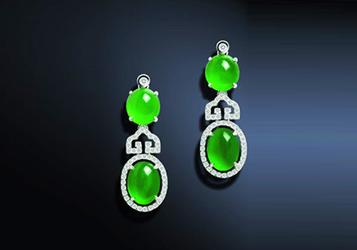 耳墜【翡翠】