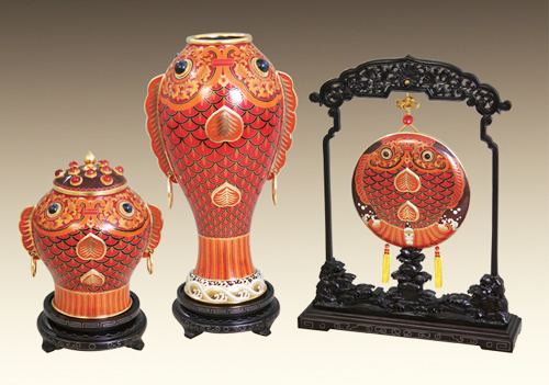 連年有餘系列【景泰藍】